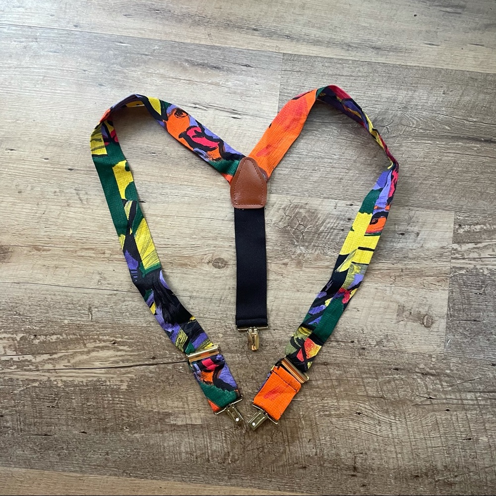 Colorful suspenders